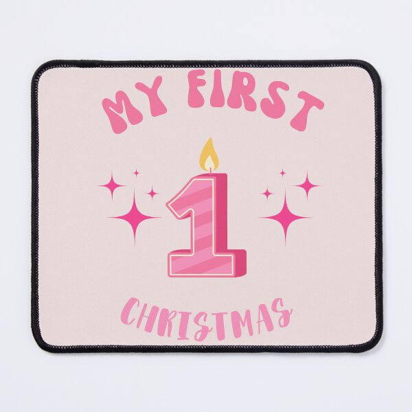 Item preview, My First Christmas, Winter Christams Happy Holidays, Pink First Christmas, Birthday for the holidays designed and sold by KolorellaS.