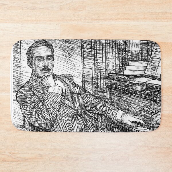 Item preview, GIACOMO PUCCINI  ink portrait .1 designed and sold by lautir.