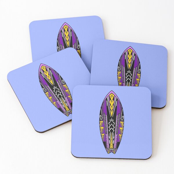 Item preview, Purple Tribal Surfboard designed and sold by Steeb757.