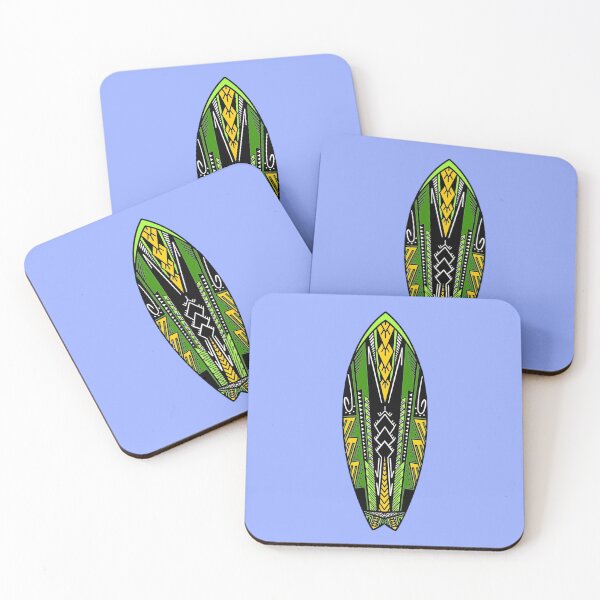 Item preview, Green Tribal Surfboard designed and sold by Steeb757.