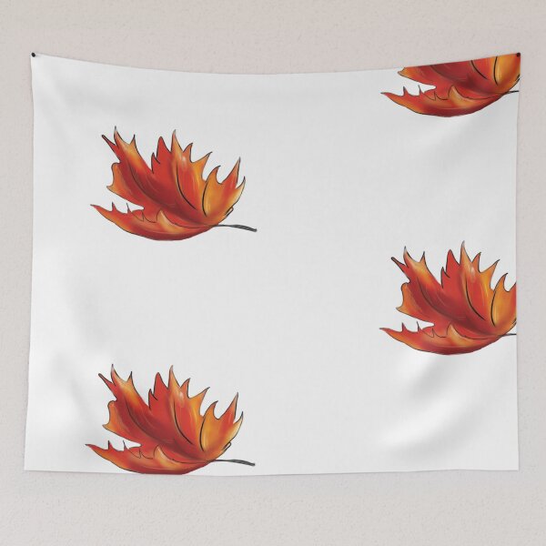 Item preview, Fiery Maple Leaf - Autumn Glow designed and sold by WildlineArt.