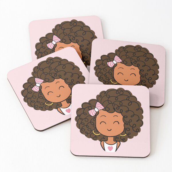 Item preview, Little Curly Girl - Pink version designed and sold by vee-madinina.