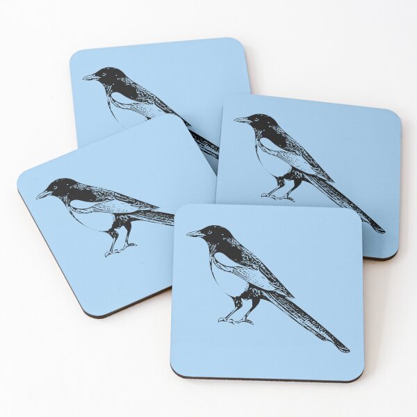 Item preview, Black-billed Magpie Black Design  designed and sold by designsasstultd.