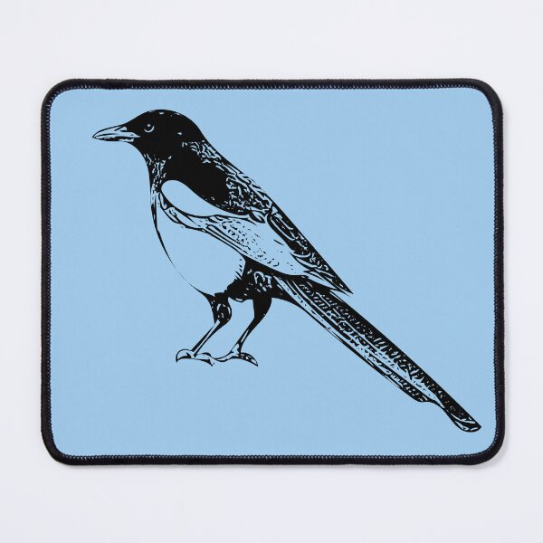 Item preview, Black-billed Magpie Black Design designed and sold by designsasstultd.