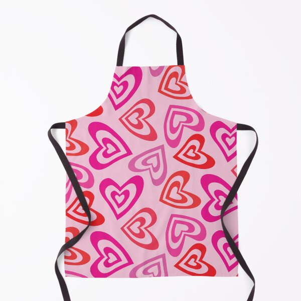 Item preview, Psychedelic Groovy Red and Pink Hearts Pattern designed and sold by Yasminepatterns .