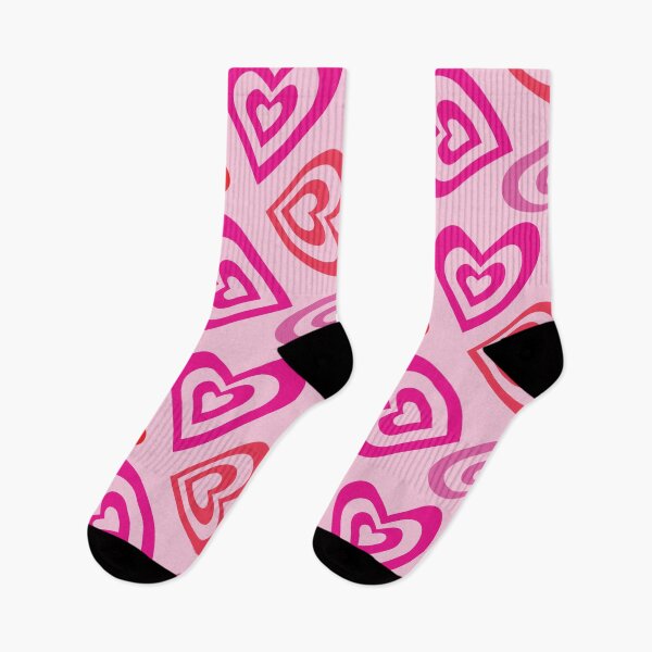 Item preview, Psychedelic Groovy Red and Pink Hearts Pattern  designed and sold by Yasminepatterns .