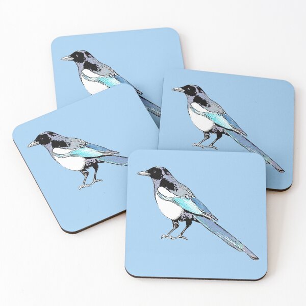 Item preview, Black-billed Magpie Black Alternate Design  designed and sold by designsasstultd.