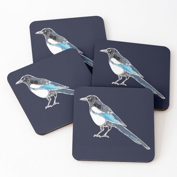 Item preview, Black-billed Magpie White Alternate Design  designed and sold by designsasstultd.