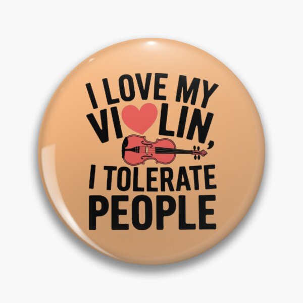 Item preview, I Love My Violin, I Tolerate People designed and sold by 123ks.