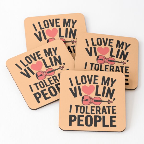 Item preview, I Love My Violin, I Tolerate People designed and sold by 123ks.