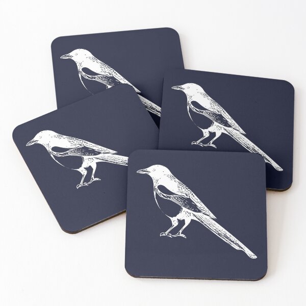Item preview, Black-billed Magpie White Design  designed and sold by designsasstultd.