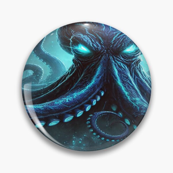 Item preview, Deep Sea Nightmare: The Blue Octopus designed and sold by Naomi Gutierrez Parrish.