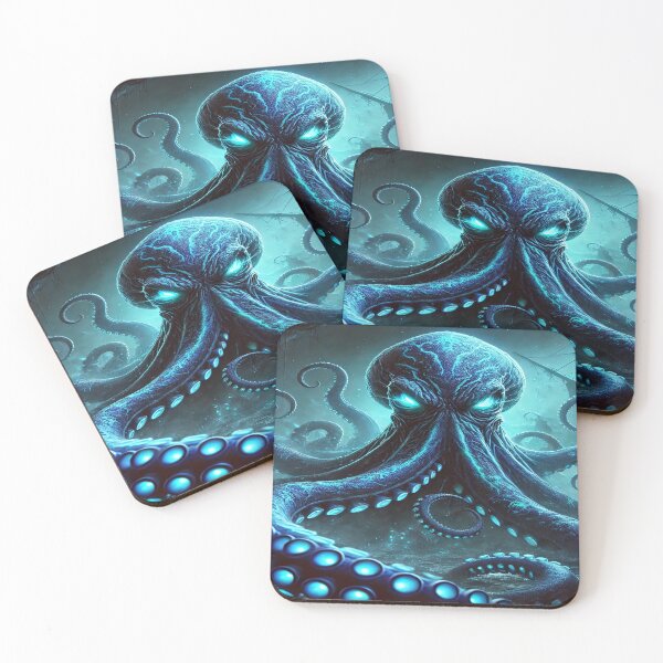 Item preview, Deep Sea Nightmare: The Blue Octopus designed and sold by Naomi Gutierrez Parrish.
