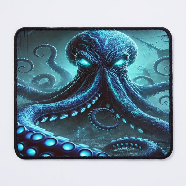 Item preview, Deep Sea Nightmare: The Blue Octopus designed and sold by Naomi Gutierrez Parrish.