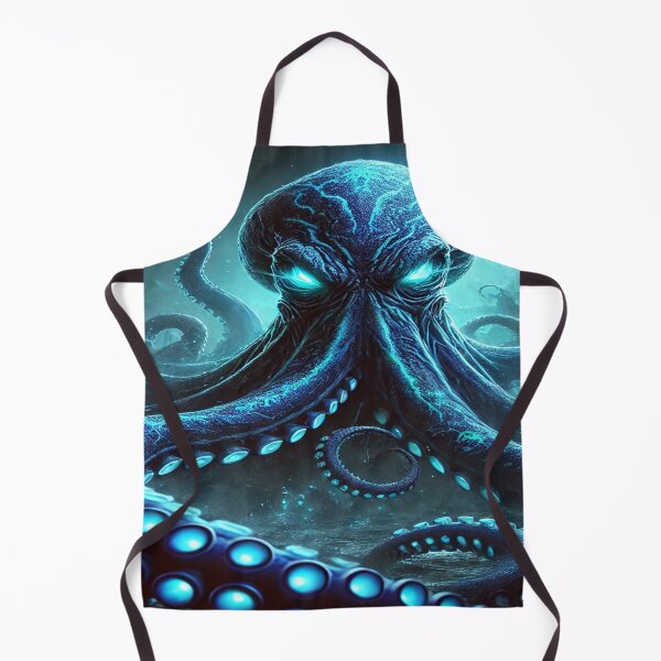 Item preview, Deep Sea Nightmare: The Blue Octopus designed and sold by Naomi Gutierrez Parrish.
