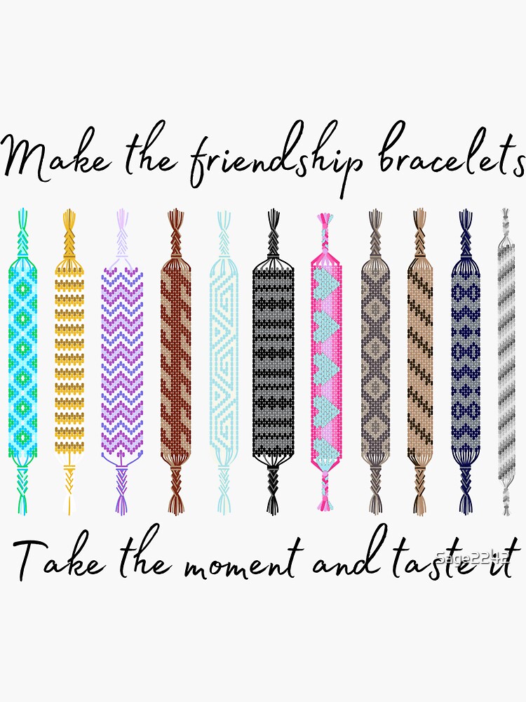 Thumbnail 3 of 3, Sticker, Make the friendship bracelets designed and sold by Sage2242.