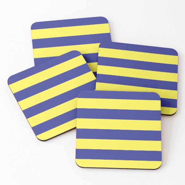 Item preview, color design yellow&blue pattern ribbons 12 designed and sold by StudioViArt.