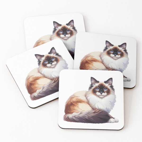 Item preview, Watercolor Balinese Cat designed and sold by printmala.