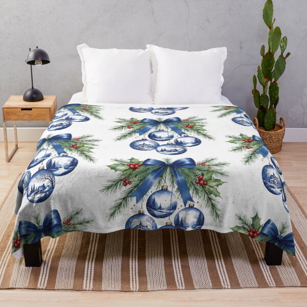 Item preview, chinoiserie / blue chinoiserie / chinoiserie christmas designed and sold by Krasnovaovaova.