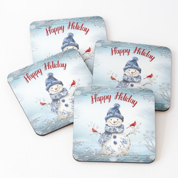 Item preview, Joyful Happy Holiday Greetings from the Christmas Snowman designed and sold by MysticOzzy.