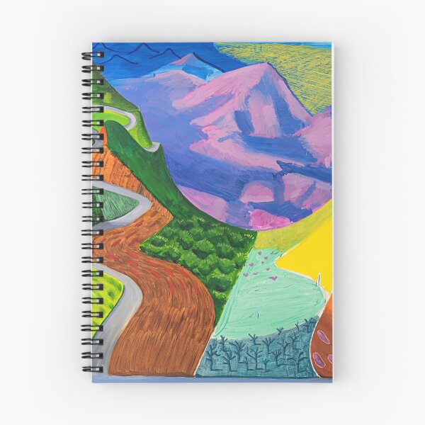Item preview, Winding Through Hockney's Hills designed and sold by CraftedShip1.