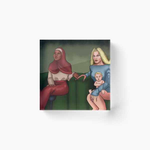 Item preview, Queen Never Cry & Polyamorous Hijabi Amputee Holding Space for the Lyrics of Defying Gravity designed and sold by GalahadDraws.