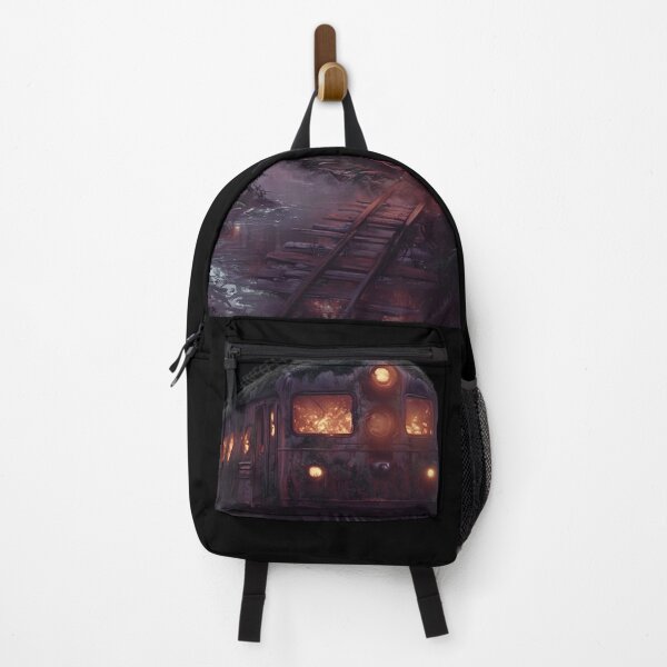 Item preview, Abandoned train on fire designed and sold by fworldFantasy.