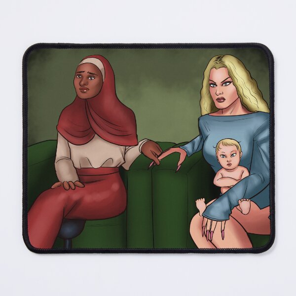 Item preview, Queen Never Cry & Polyamorous Hijabi Amputee Holding Space for the Lyrics of Defying Gravity designed and sold by GalahadDraws.