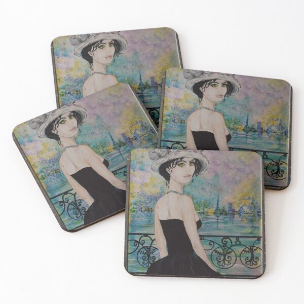Item preview, Beautiful Parisienne Woman by the Seine  designed and sold by ChrisJArcher.