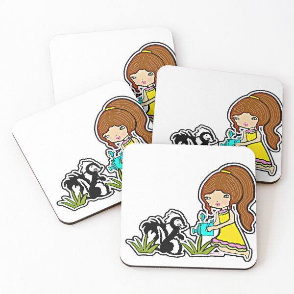 Item preview, Vintage 1960's Girl Taking Picture of Skunk- No Words designed and sold by To-vintageWlove.