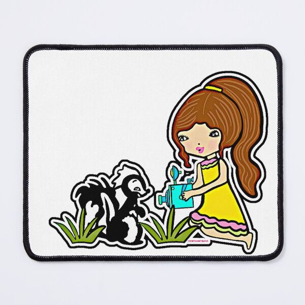 Item preview, Vintage 1960's Girl Taking Picture of Skunk- No Words designed and sold by To-vintageWlove.
