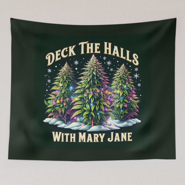 Item preview, Holiday marijuana design  designed and sold by EccentricsByE.