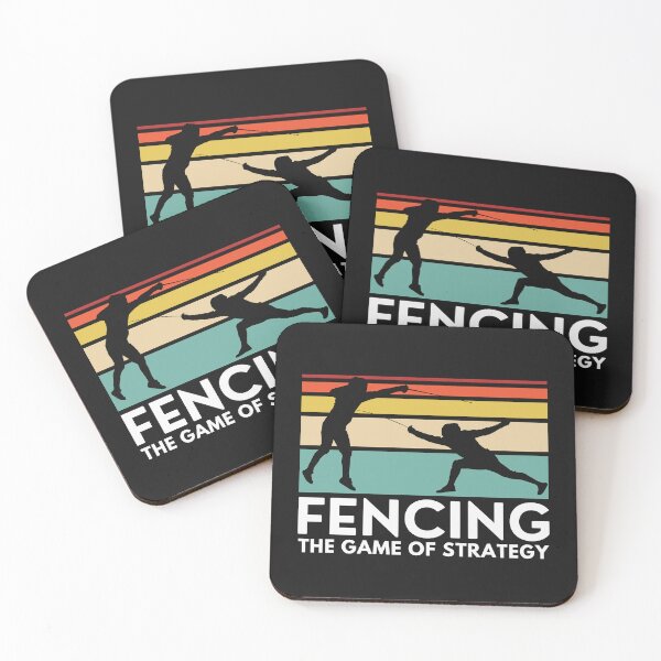 Item preview, Fencing The Game Of Strategy Retro for Fencers  designed and sold by Anniko Art Studio.