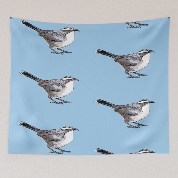 Item preview, White-browed Babbler Black Alternate Design  designed and sold by designsasstultd.