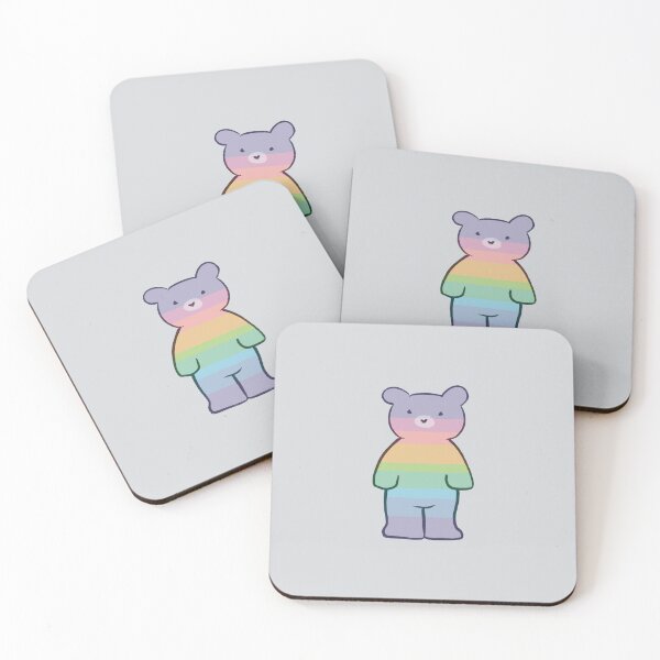 Item preview, Pastel Rainbow Bear designed and sold by Skull Fern.