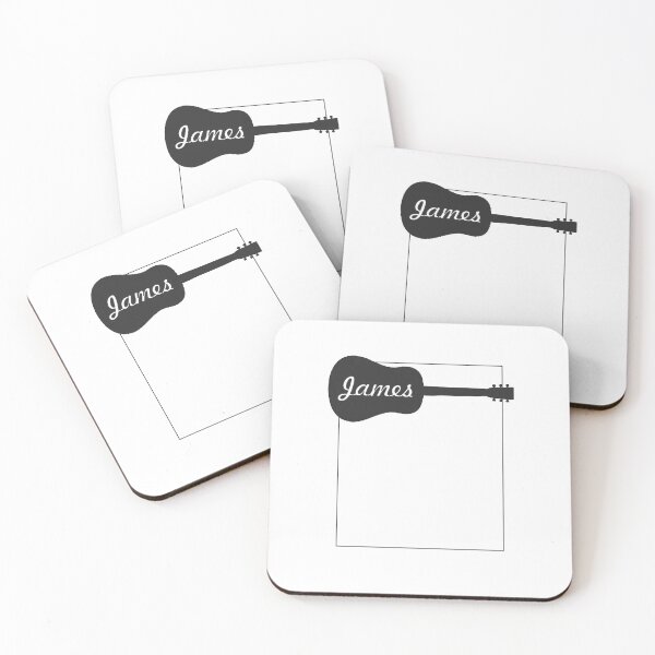 Item preview, JAMES name on Guitar Silhouette Menu board designed and sold by TerScott.