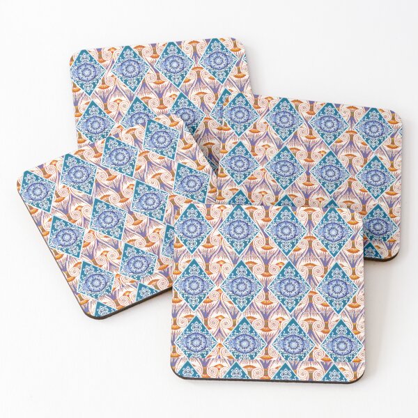 Item preview, Laconic abstraction in patterns of soft colors designed and sold by Iuliia Nerd.