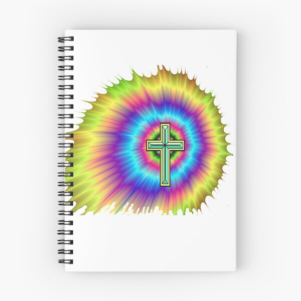 Item preview, CRYSTAL CROSS Over BLAZING TIE DYE designed and sold by Timothy Forder.