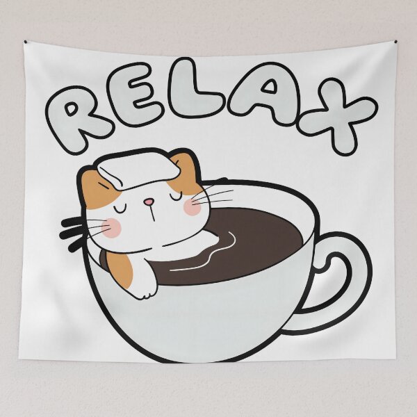 Item preview, Cute Relax Funny Cat  designed and sold by HobsS.