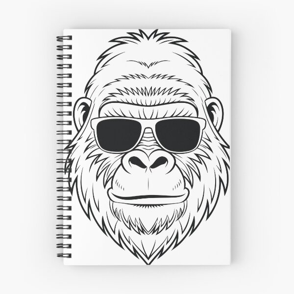 Item preview, Minimalist Gorilla Face designed and sold by Apex-Ape.
