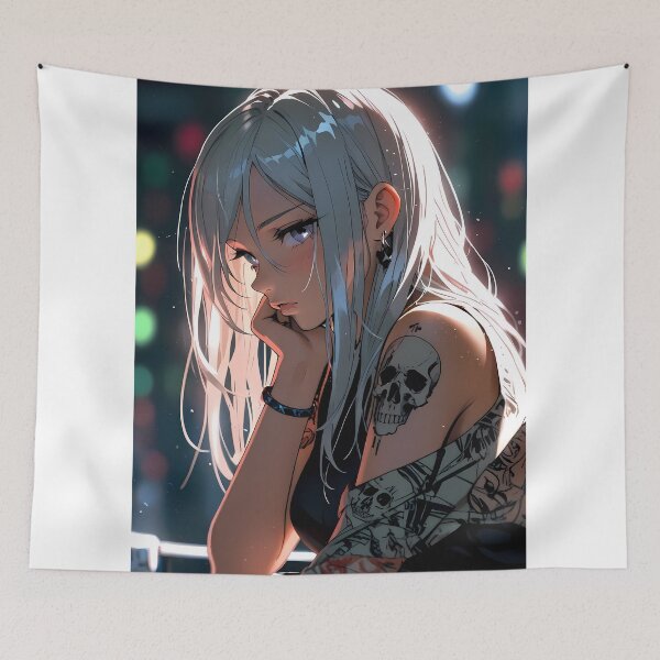 Item preview, Melancholic Stare Young Woman designed and sold by ART ATTACK ZONE.