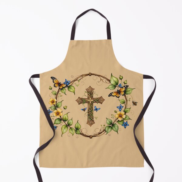 Item preview, Christian Cross Design, Butterflies, Vines, Flowers designed and sold by Our Bible Journey.