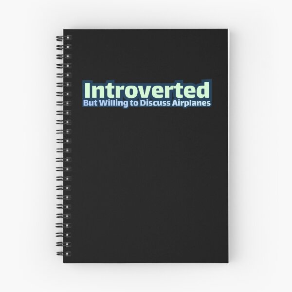 Item preview, Introverted But Willing to Discuss Airplanes designed and sold by AlchemyColor.