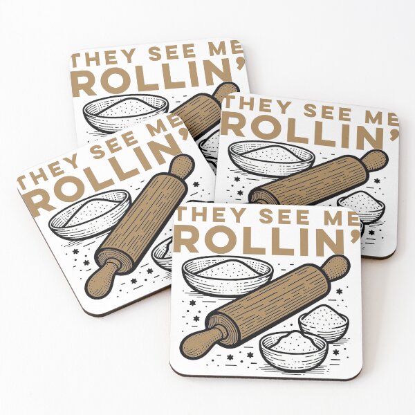 Item preview, They See Me Rollin (Pin) designed and sold by Pop Culture Shirts.