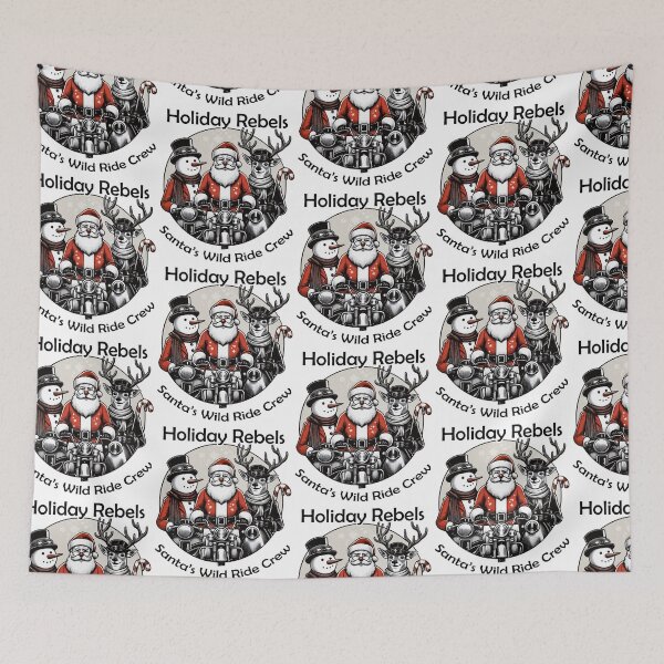 Item preview, Holiday Rebels: Santa’s Wild Ride Crew. designed and sold by jardraz.