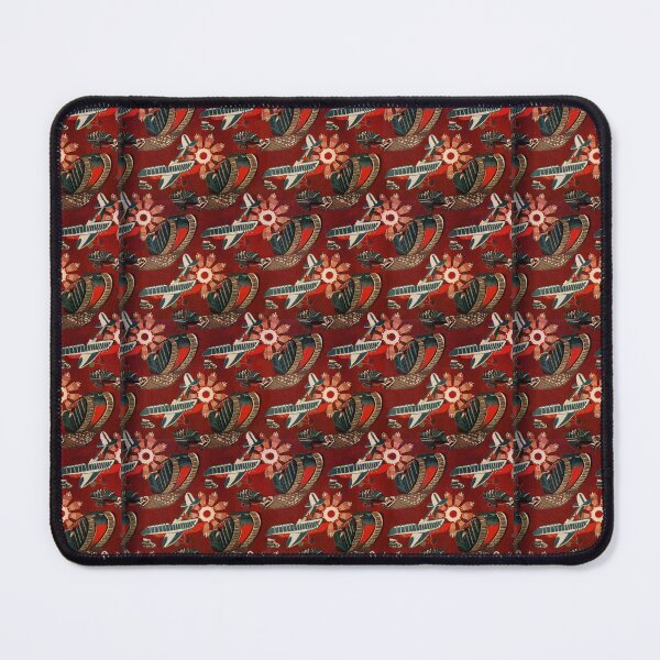 Item preview, Red abstraction with small elements designed and sold by Iuliia Nerd.