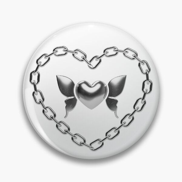 Item preview, Y2K Chain Winged Heart designed and sold by Panakake78.