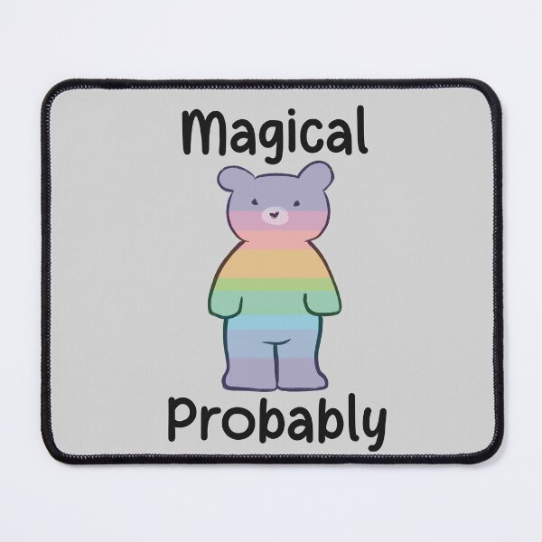 Item preview, Magical Probably Rainbow Bear designed and sold by Skull Fern.