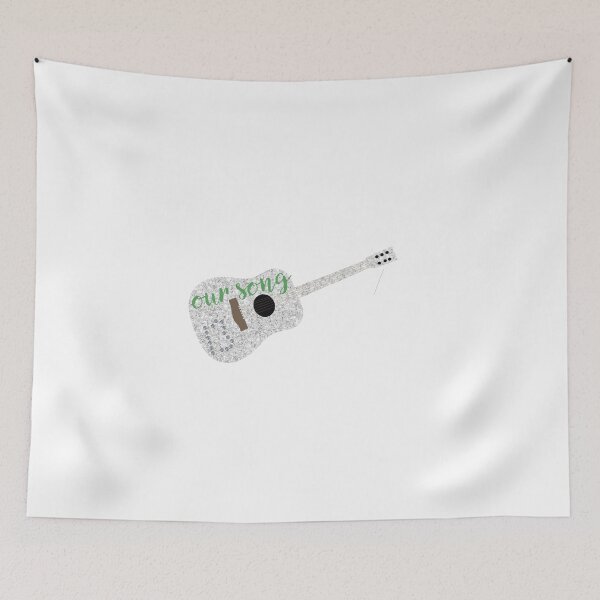 Item preview, Our song guitar doodle designed and sold by spicystylesco.