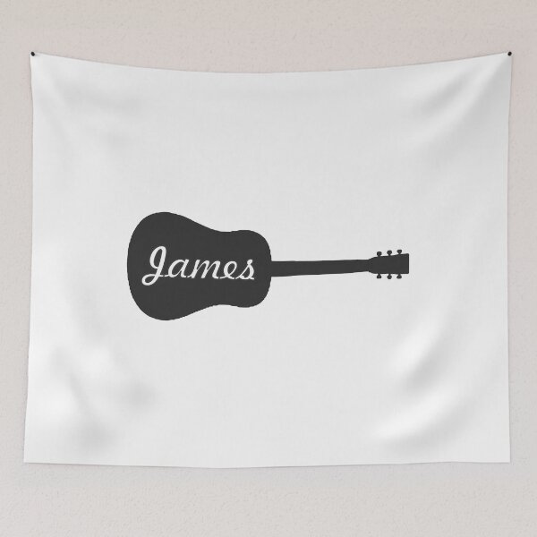 Item preview, JAMES name on Guitar Silhouette  designed and sold by TerScott.
